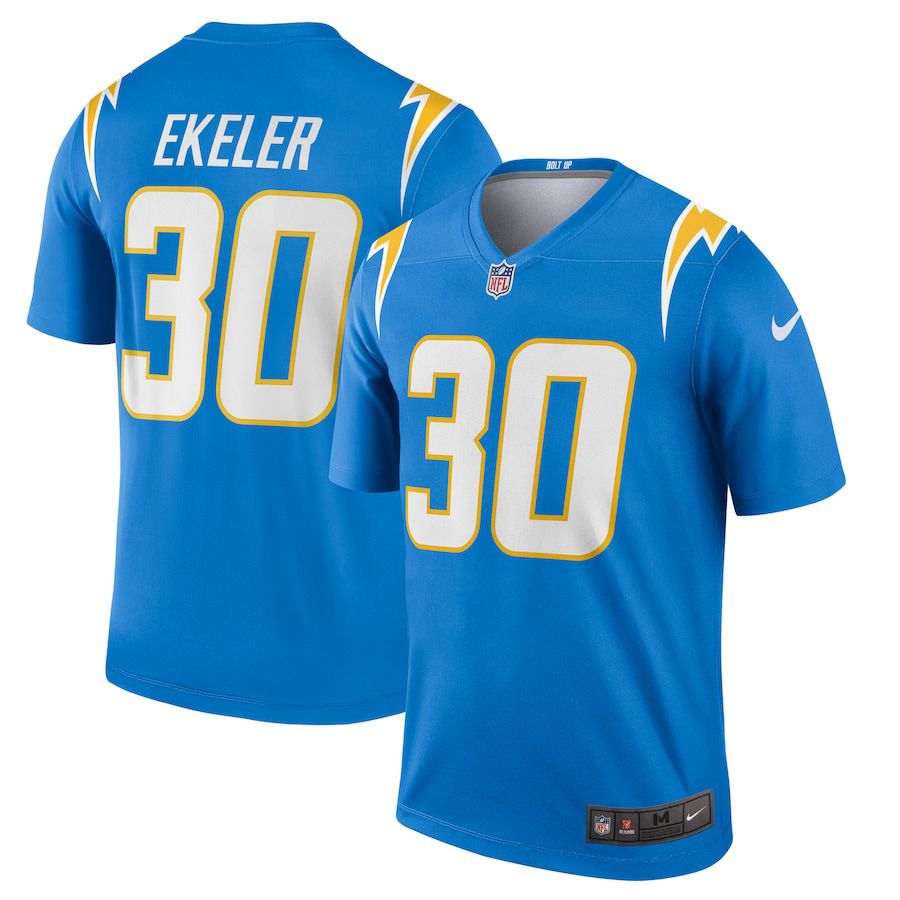 Men Los Angeles Chargers 30 Austin Ekeler Nike Powder Blue Legend NFL Jersey